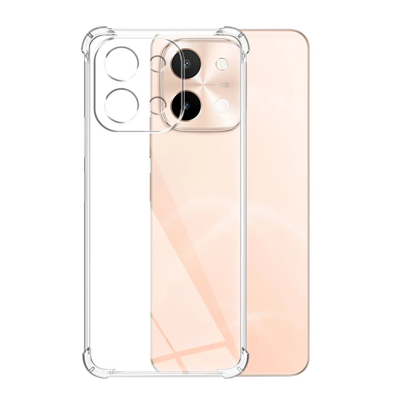 Shockproof Airbag TPU Clear Silicone Soft Phone Case Back Cover