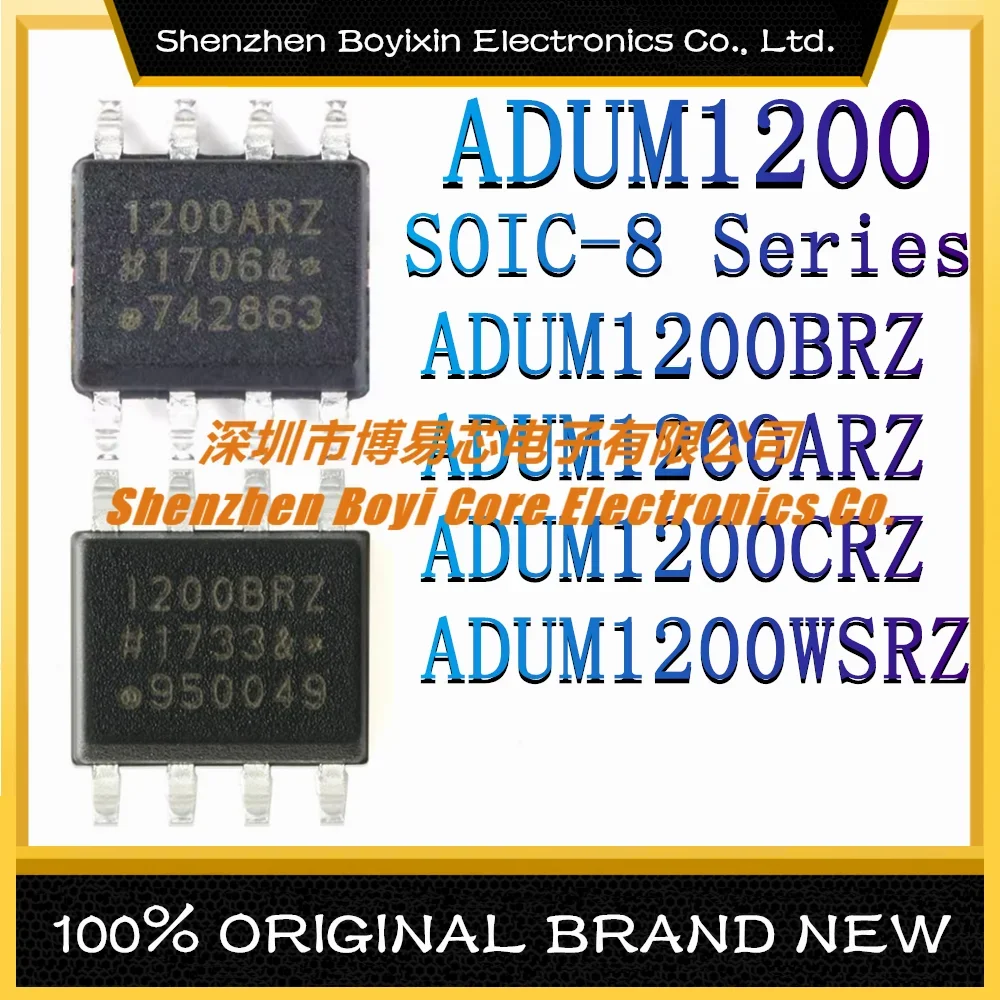 ADUM1200BRZ ADUM1200ARZ ADUM1200CRZ ADUM1200WSRZ Packaging: SOIC-8 Genuine Digital Isolator IC Chip 5pcs new iso7720dr dual channel enhanced digital isolator chip soic 8 iso7720dr integrated circuit