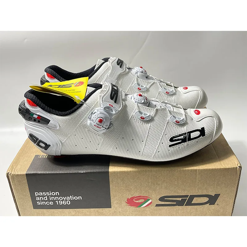 SIDI WIRE 2 Carbon Cycling Shoes Men Road Bicycle Shoes Anti-slip Breathable Triathlon Athletic Sneakers Cleat shoes · v2