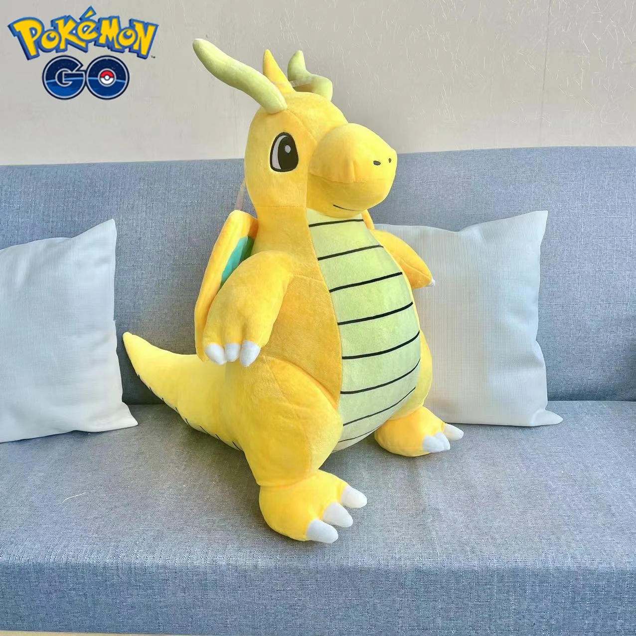 

55-60cm Cute Big Dragonite Pokemon Plush Toy Cartoon Pokemon Dragonite Doll TAKARA TOMY Animal Plushie Pillow Kids Birthday Gift