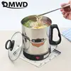 DMWD MultiCooker Electric Skillet portable stainless steel heating cup Noodles milk soup porridge Cooking Pot mini coffee boiler 4