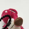 1PC Plush Tyrannosaurus Hair Tie Cartoon Dinosaur Hair Rope Hair Band for Girls Kids (Green) 4
