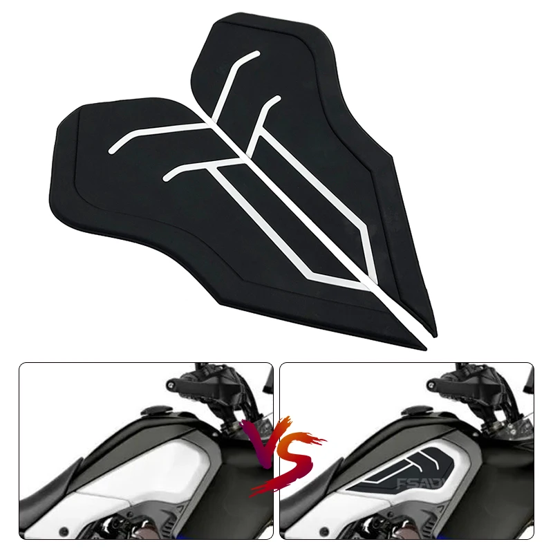

Для YAMAHA Tenere700 Tenere 700 XTZ XTZ700 XT700Z T7 2018-2023 мотоциклетная противоскользящая наклейка на колено наклейка боковой бак протектор