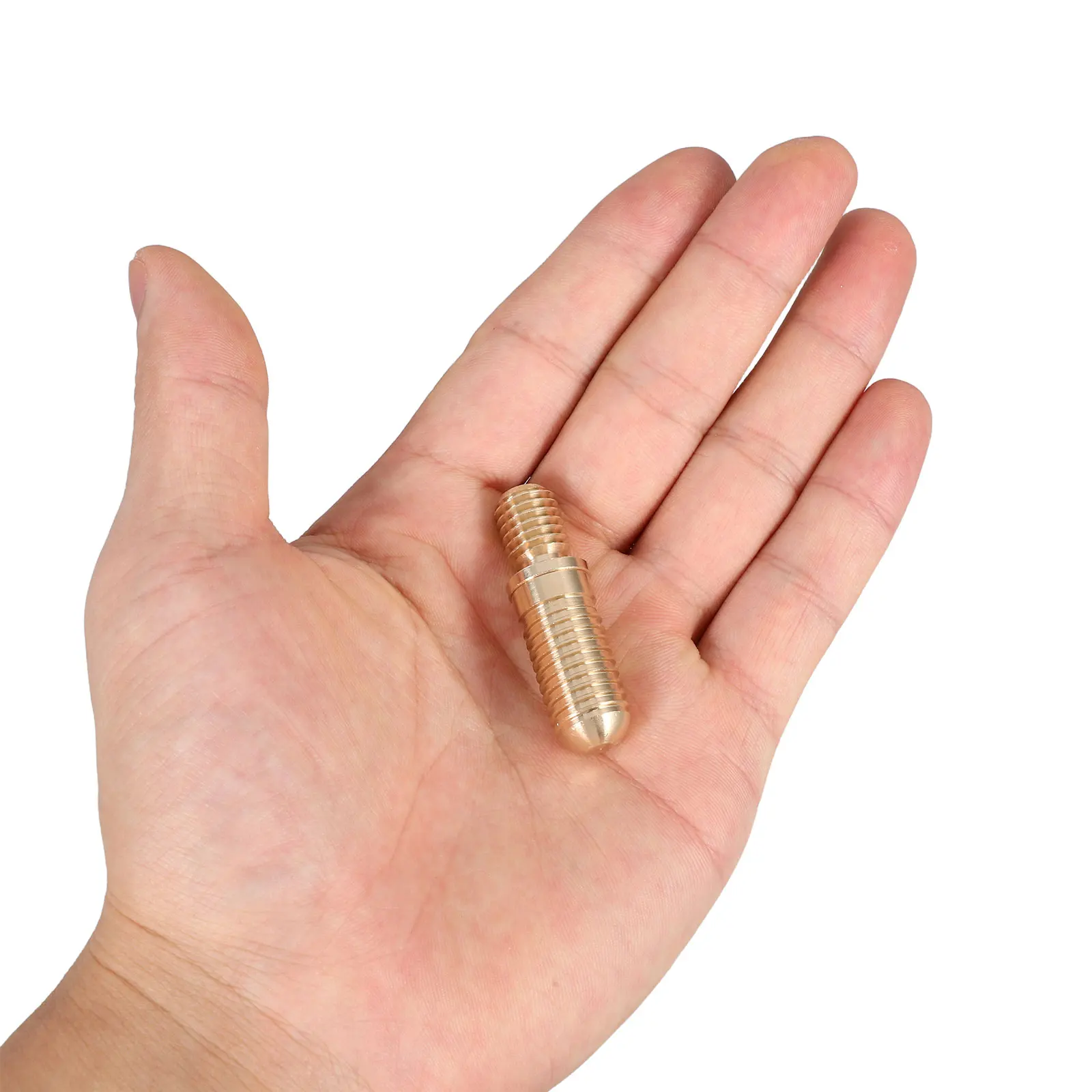 1 Extended Handle for Pool Cue Heavy Duty Brass Connector Golden Billiard Stick Adapter Screw Compatible Cylindrical Design Easy 1