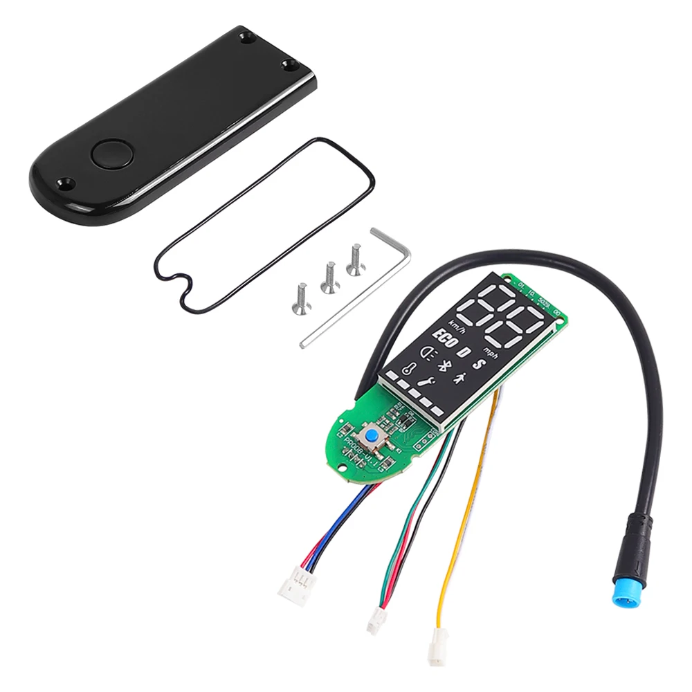 Electric Scooter Dashboard Circuit Board with Screen Cover Accessories