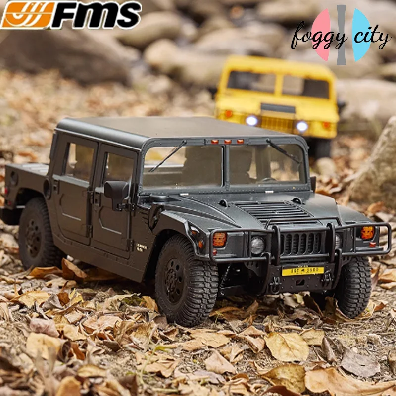 

Модель автомобиля с дистанционным управлением Fms 1:12 H1 Rs Version, модель внедорожника, четырехколесный привод, переменная скорость, радиоуправляемая машина для скалолазания