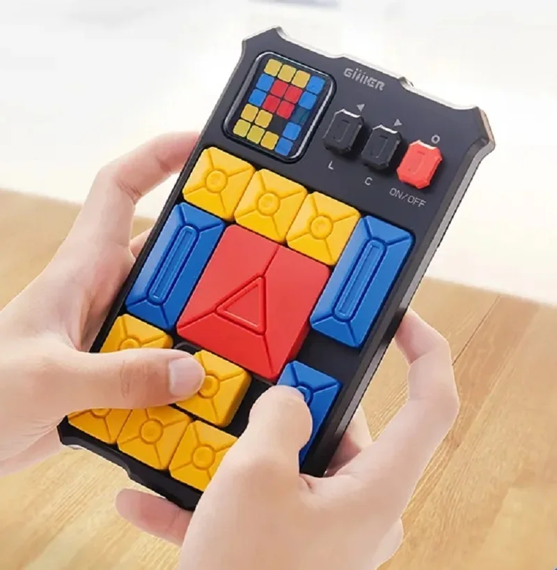 jigsaw Huarong Road Sliding Puzzle Magic Smart Sensor Game Educational Training Brain Teaser Challenge Board Fidget Toy Kid Gift 4