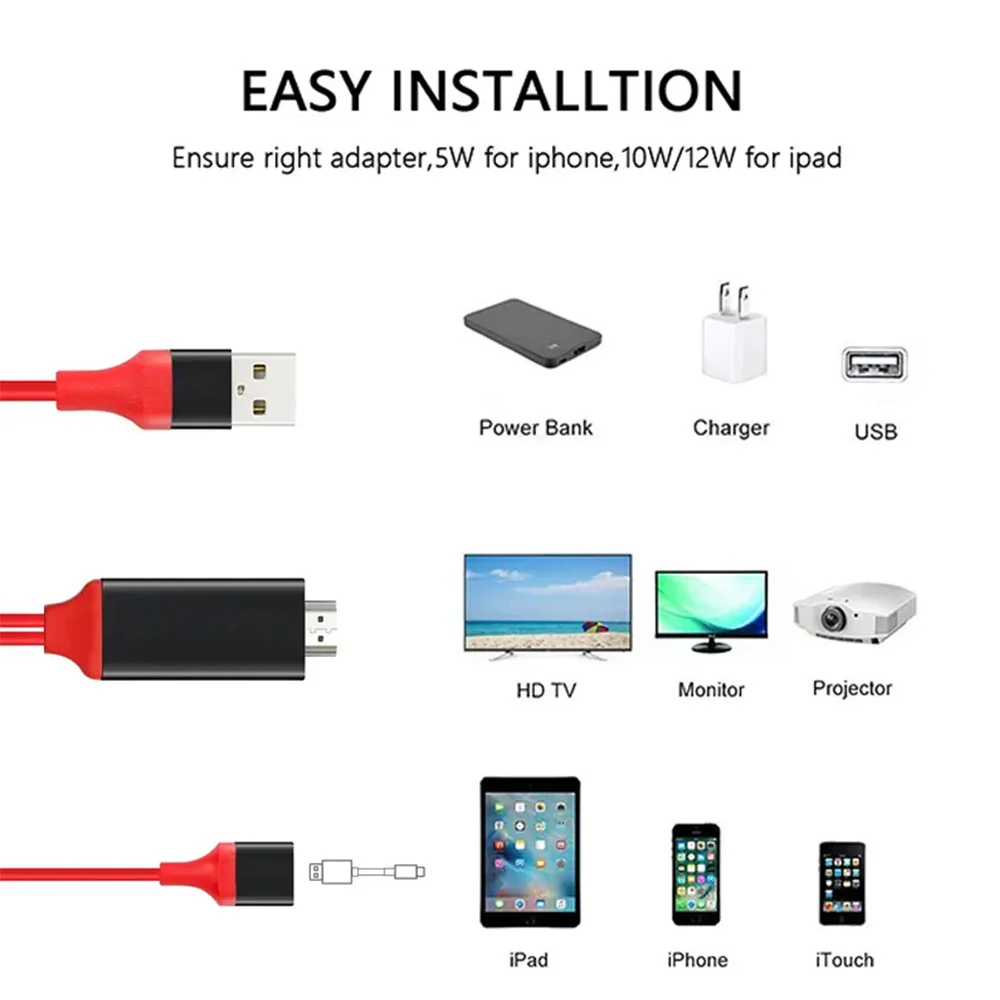 Premium 1080P USB to HDMI Adapter Cable