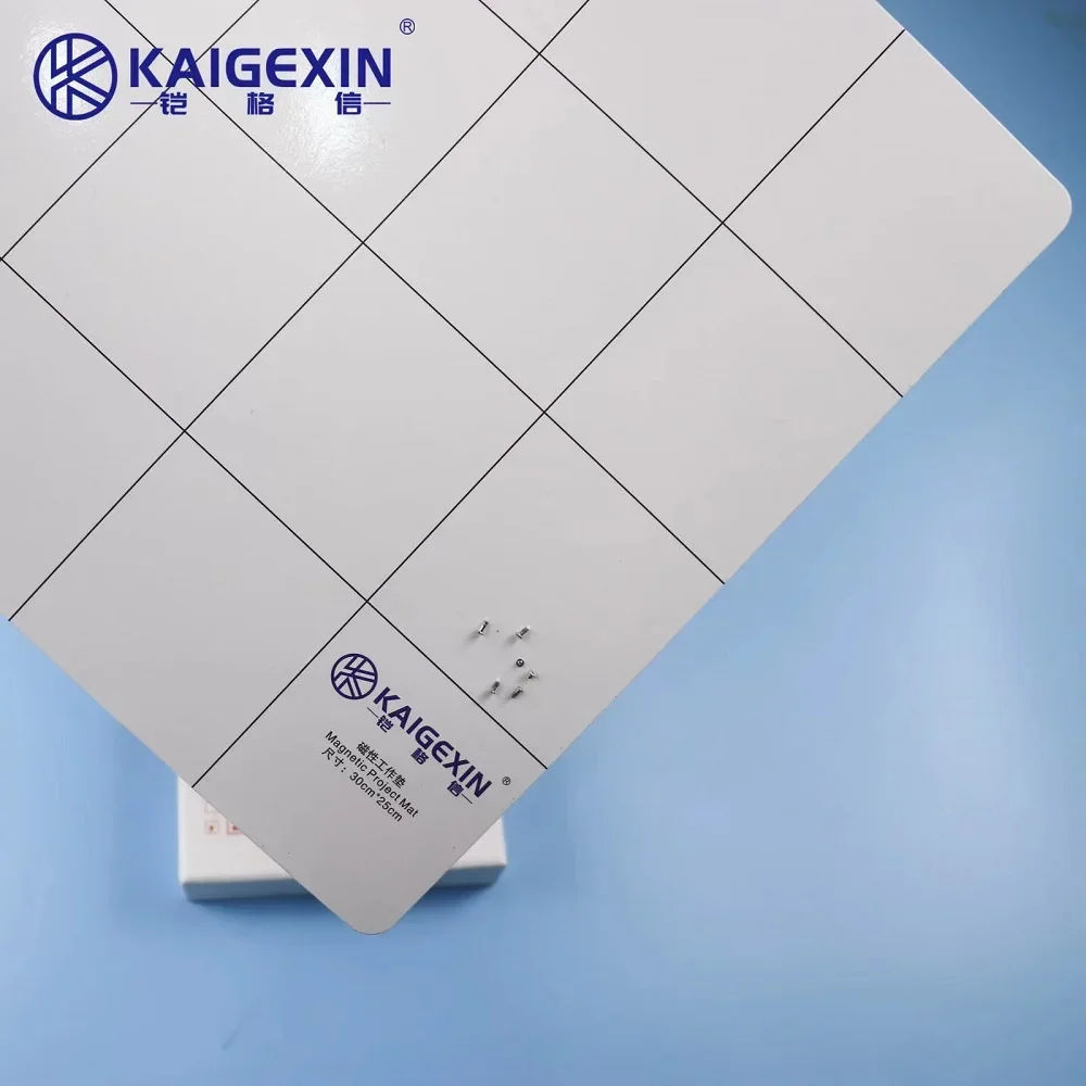 Kgx 30*25cm 25*20cm 마그네틱 패드 보관 작업 메모리 매트 나사 정렬 흡착 키퍼 전화 노트북 수리 도구 마커 펜