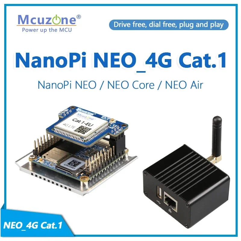 Wireless Module NanoPi NEO-4G Cat.1 LTE module,CAT1-EU LTE module NEO / NEO Core / Air,Drive free dial free plug and play,Debian development board wireless module