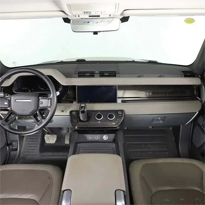 

Для Land Rover Defender 110 2020-2024 ABS Carbon Fibe защита интерьера автомобиля от модификации Обложка Аксессуары