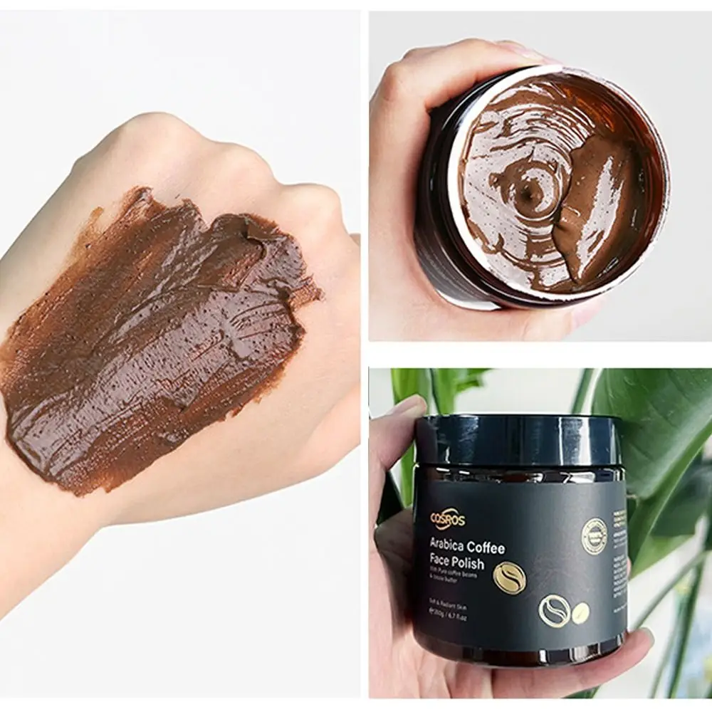 Deep Cleaning Body Cleansing Exfoliator Whitening Hydrating Facial Care Arabica Coffee Face Polish Dead Skin Remove