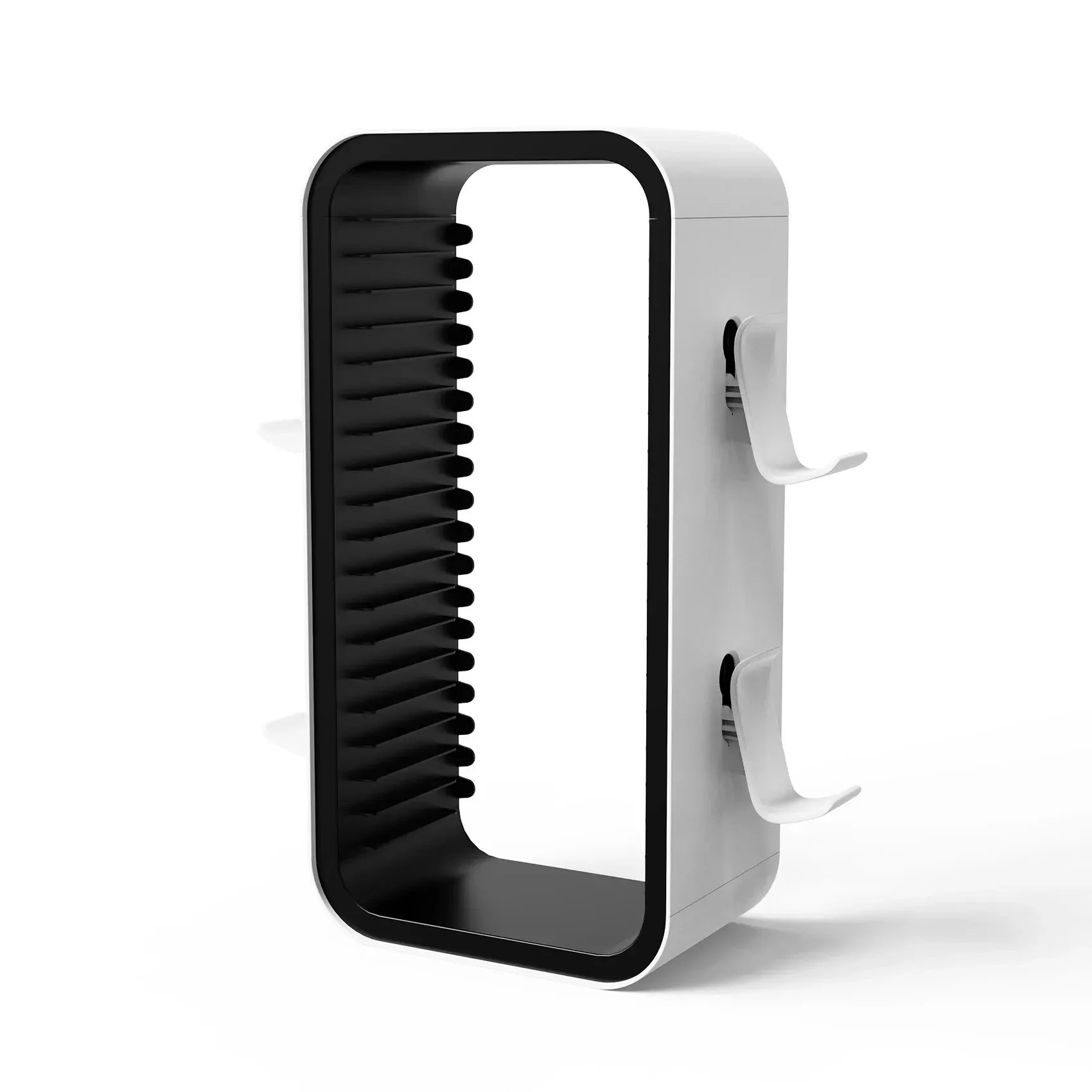 LinYuvo Game Storage Tower - Universal Video Game Organizer for PS4, PS5, Xbox, Switch and Blu-Ray - Holds 18 Disks