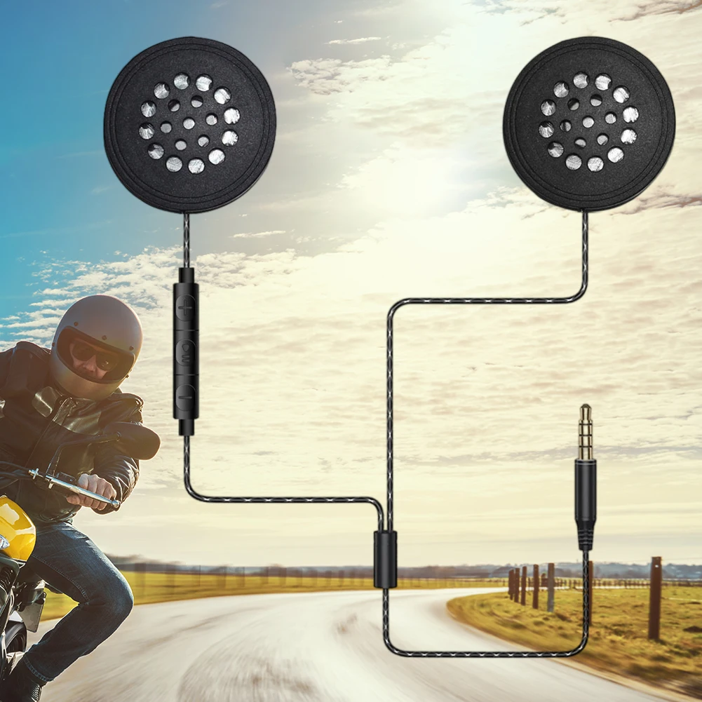 Wireless Riding Headphone Anti-interference Moto Headphone Handsfree Music Player Speaker HiFi Motor Bike Headsets 3.5mm Port