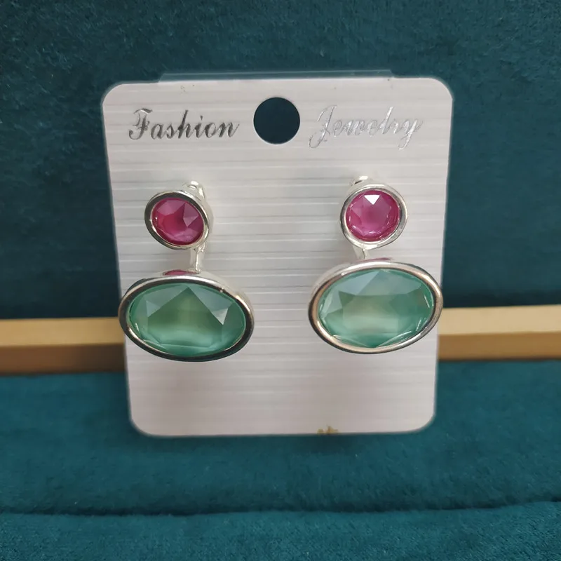 alloy bead UNO   earrings, Silver clasp, fashion, with logo, wholesale, new 2021, European fashion gift bracelet