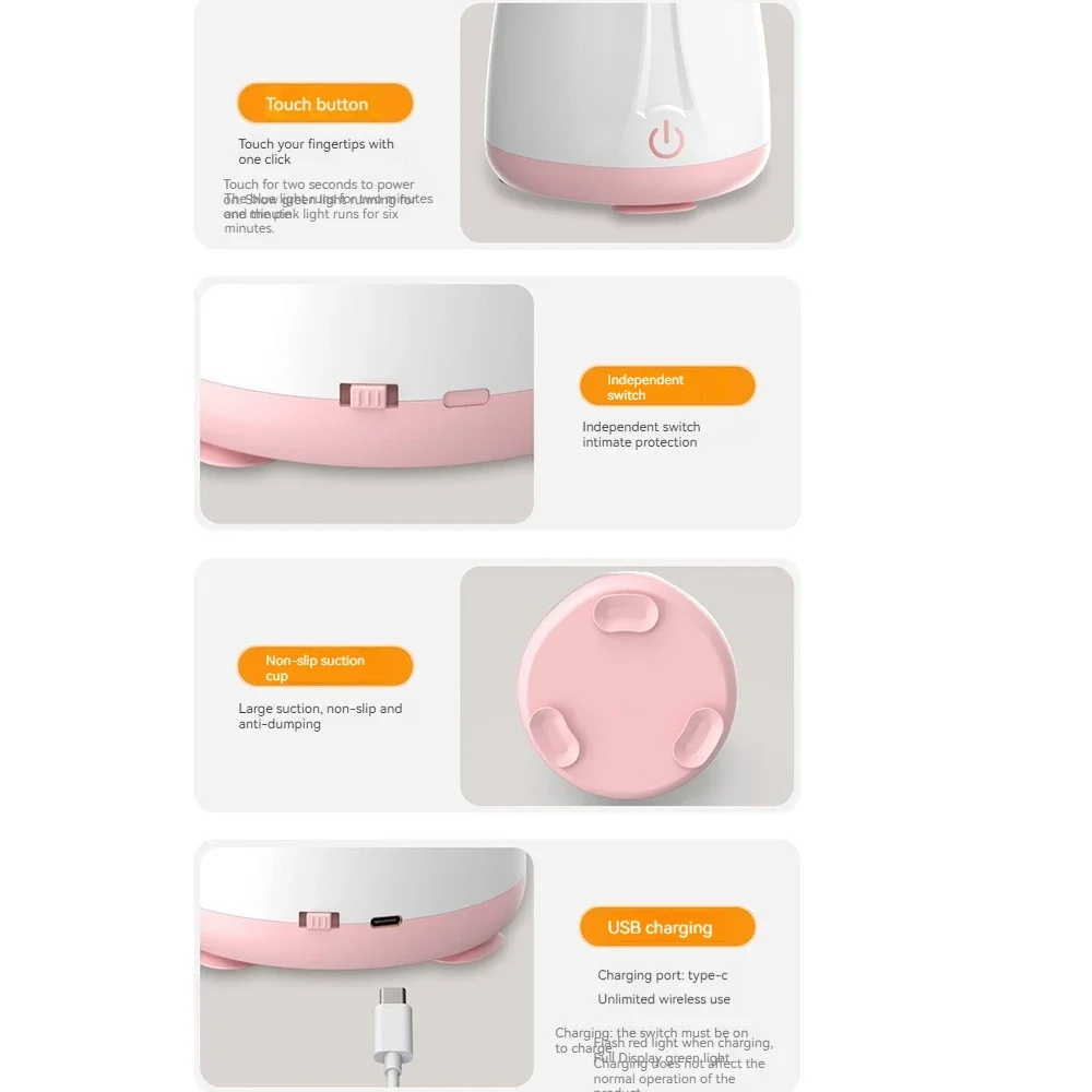 Baby Bottle Shaker Milk Blender Feeding Portable Shaking Machine Household Home Babycare USB Charging Wide Application