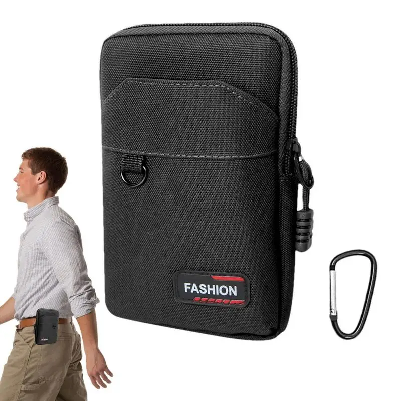 

Nylon Molle Bag For Mobile Phone Utility Pouches Gadget Organizer Belt Waist Bag Hunting Fanny Pack For Outdoor Hiking Climbing