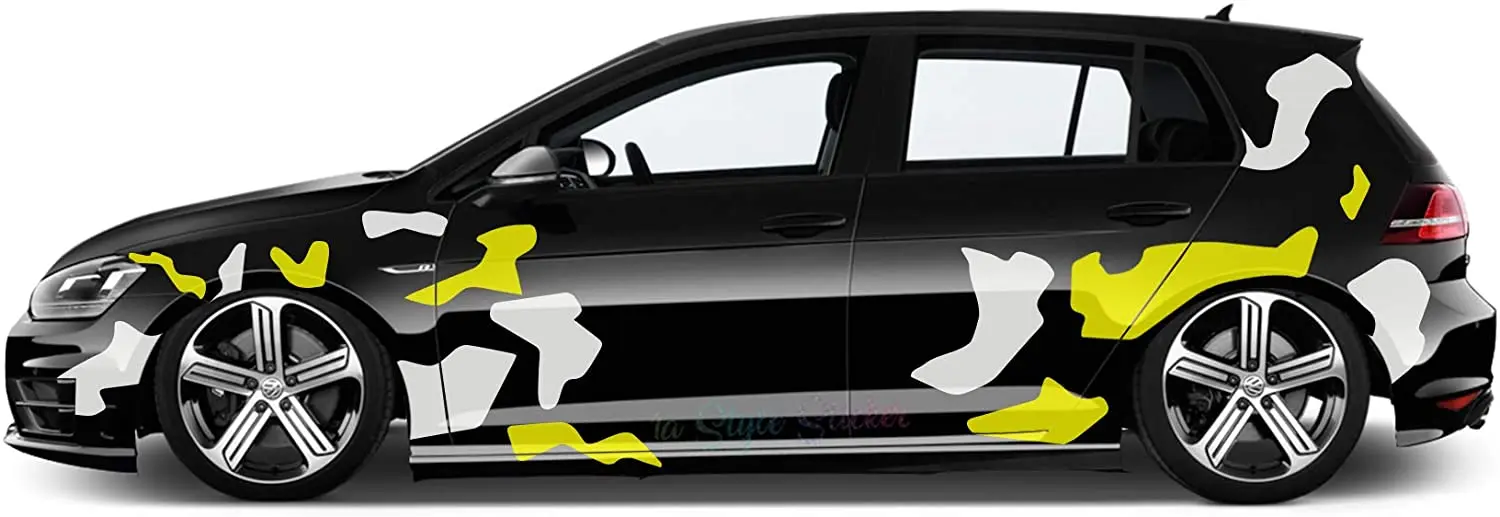 1a Style Sticker Seitenaufkleber Auto Tarnfelck Aufkleber Set 2 Farbig  Wunschfarbe Camo Camouflage Autosticker Auto Seitenaufkle - Car Body Film -  AliExpress