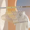 Transparent Acrylic Clothes Hanger Racks Wardrobe Hangers Clothes Drying Rack Clothing Hangers Closet Wardrobe Organizer 1PC 2