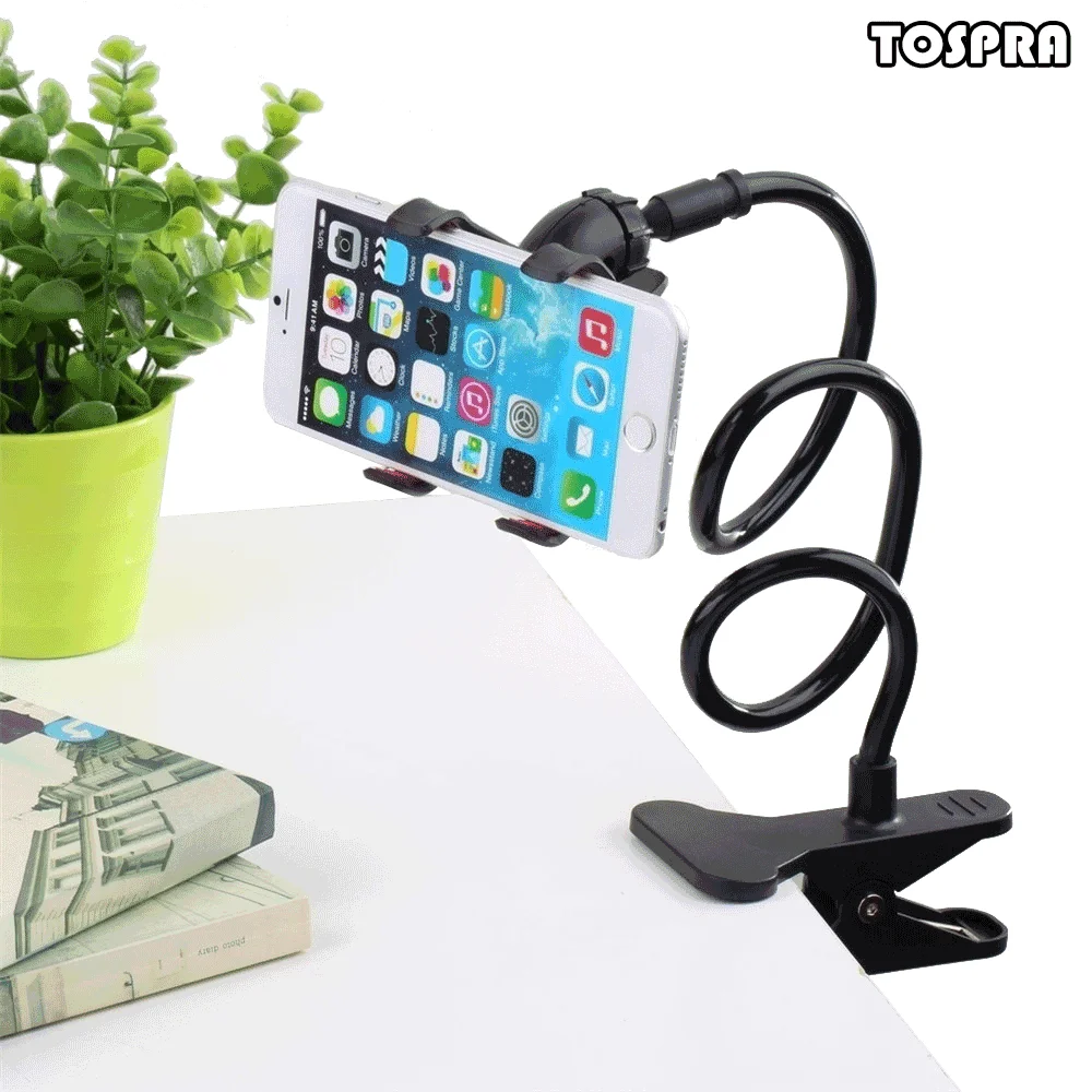 phone charging stand Universal Desk Phone Holder Flexible Adjustable Lazy Holder Cell Phone Clip Bed Desktop Mount Bracket Smartphone Support Stand mobile grip holder