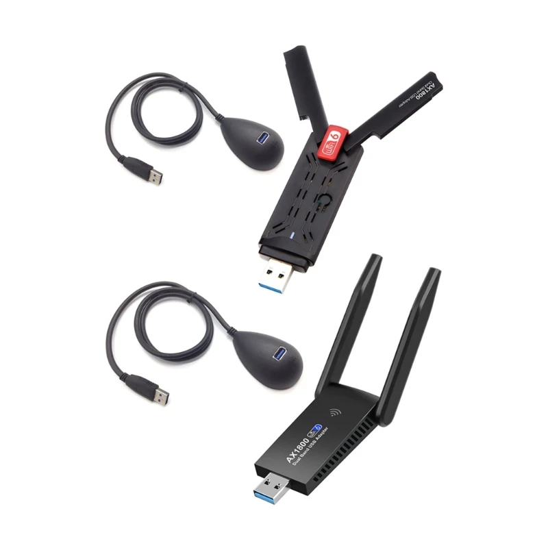 

НОВЫЙ 1800 Мбит/с WiFi 6 USB3.0 Адаптер 802.11AX 2,4G/5GHz Беспроводной WiFi6 USB Dongle RTL8832AU Поддержка MU-MIMO Win7 10 11