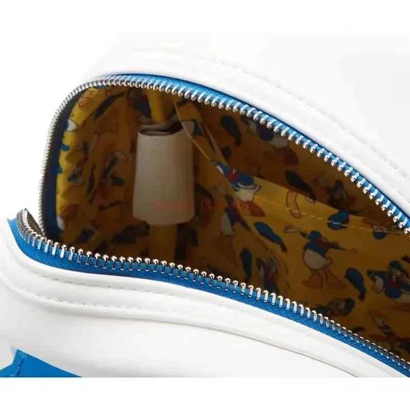 Loungefly Disney Donald Duck Cosplay Mini Backpack Cute Cartoon Backpack Children's Satchel Cartoon Character Kids Gift