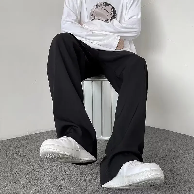 Slim fit thin casual pants for men, straight leg business, spring versatile men's long pants, trendy pants, summer new styles, i 5