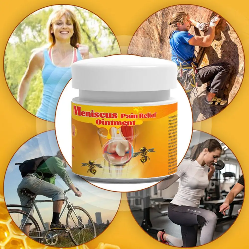 Bee Knee Pain Relief Cream Meniscus Sprain Medical Plaster Arthritis Rheumatoid Joints Analgesic Ointment Support Care 20g
