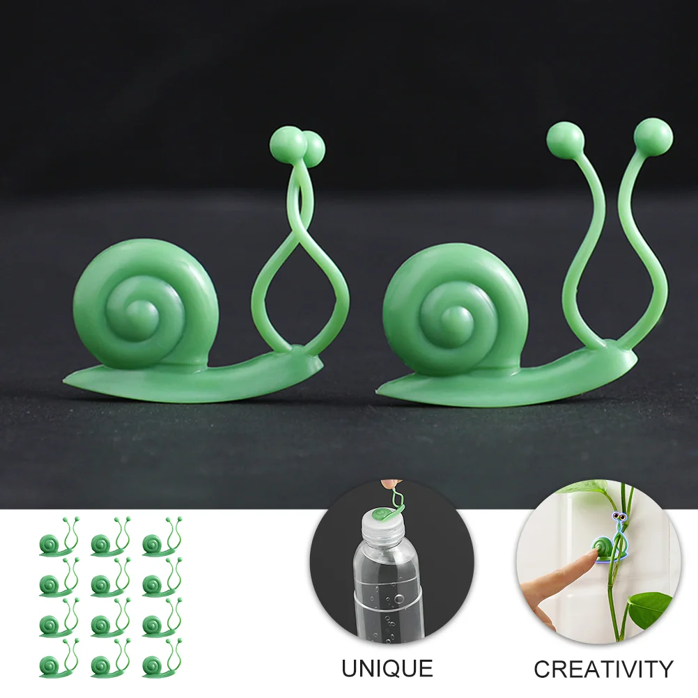 20 Pcs White Plant Fixing Clip Support Bracket Climbing Wall Fixture Hooks Vines Holder Garden Supplies Plant Cages Supports