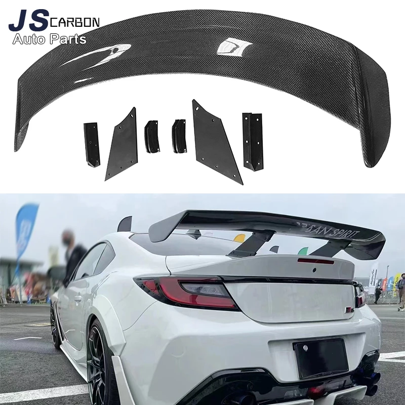 

For Toyota GR86 Subaru BRZ 2019+ High quality Carbon Fiber Wing Lip Tail Trunk Spoilers Tail fins GT Style Rear Spoiler