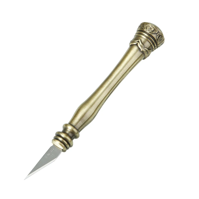 Metal Carving Knife Scalpel Knife Tools Kit Wood Paper Cutter Craft Pen Engraving Cutting Supplies DIY Stationery 1 Set