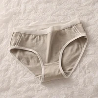 Sous-vêtements en coton pour femmes, culotte sexy, entrejambe mi-taille, style sportif japonais, caleçon respirant pour filles, lingerie simple 5