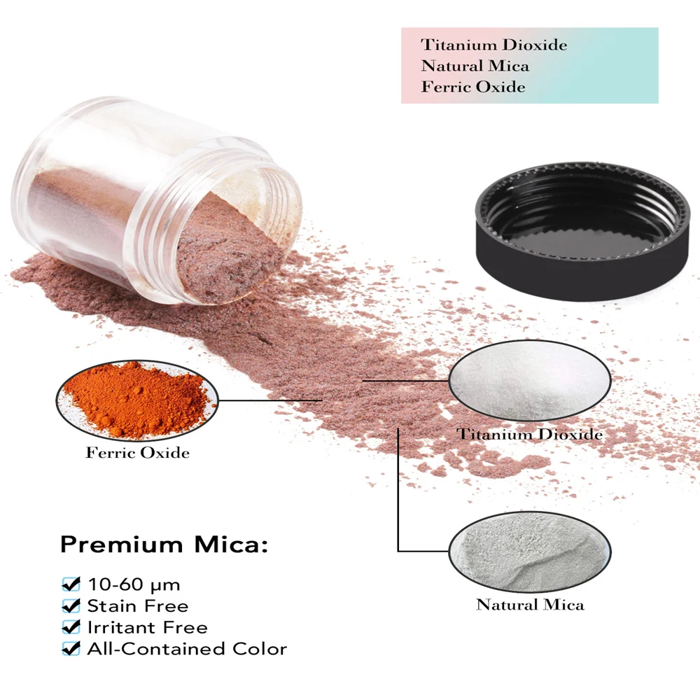 50/100g Epoxy Resin Dye Pearl Mica Powder , Soap Dye Hand