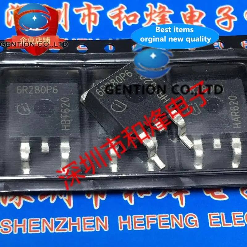 

10 шт. 6R280P6 IPB60R280P6 TO-263 650V 39A в наличии 100% новый и оригинальный