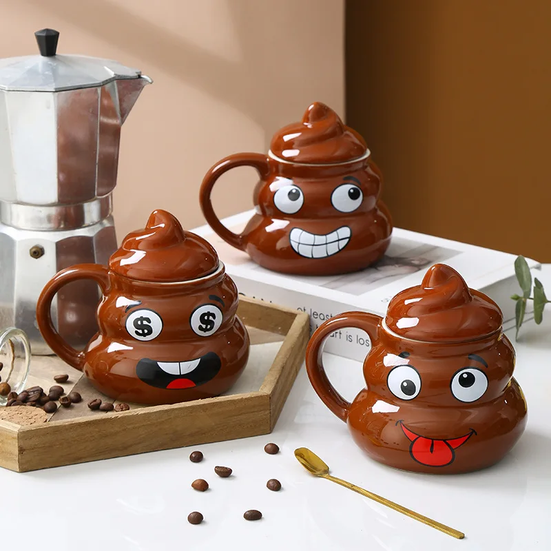 Coffee Makes Poop Mug Poop Coffee Mugs Funny Poo Shaped Coffee Mug