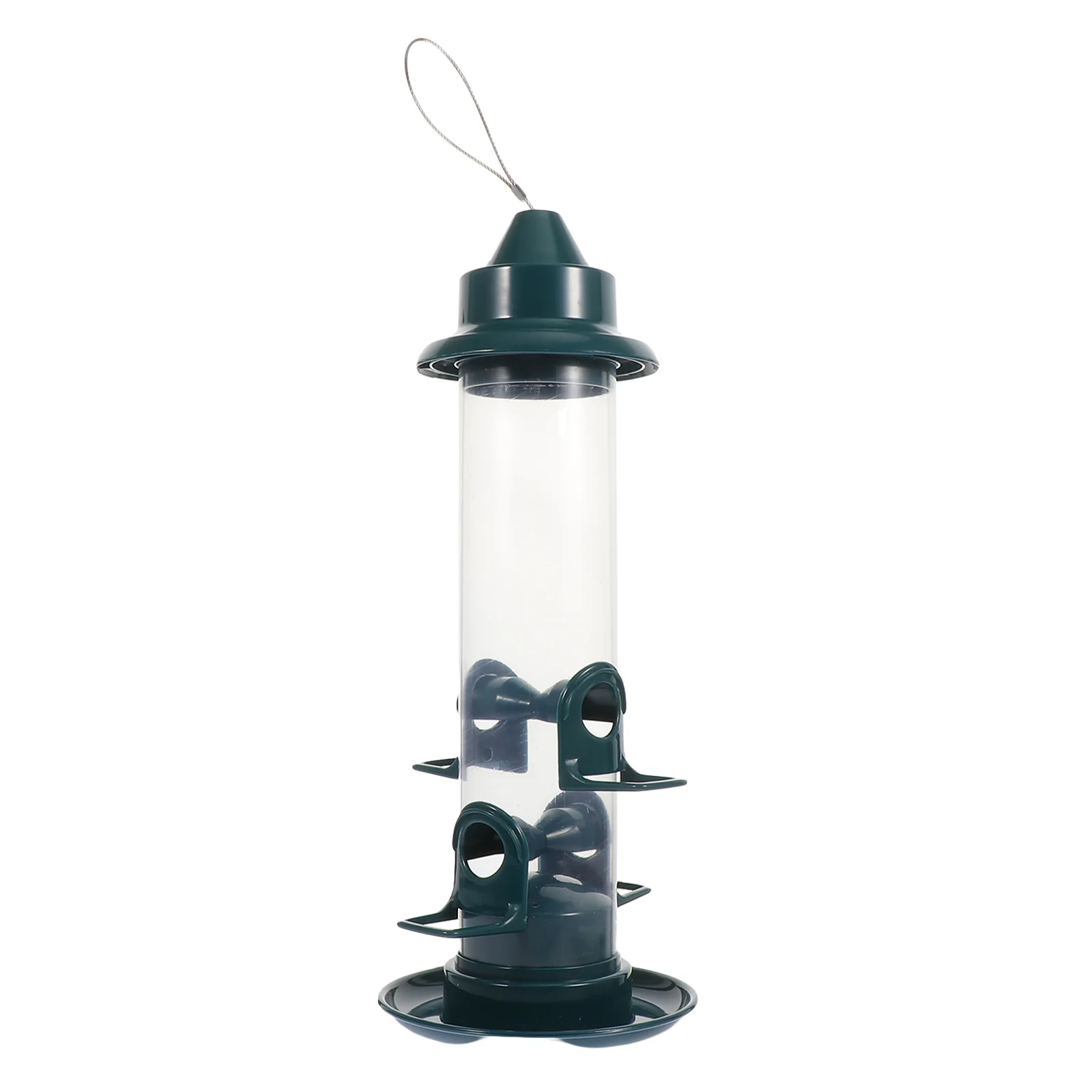 

Hanging Bird Feeder Outdoor Feeding Container Food Holder Pet Tool Dispenser Birds Tray Automatic