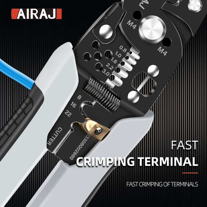 Crimping Pliers Cutting and Stripping Wires Cold Pressing Terminals Multifunctional Electrician Specific Crimping Tool