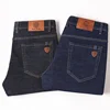 2024 Fashion Men Stretch Loose Straight Jeans Casual Elastic Slim Fit Denim Pants Male Brand Business Trousers Large size 38 40 3