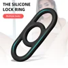 Sex Toys Male Silicone Masturbator Penis Ring Non Vibrating for Adult Male 4 Size Non Vibrating Waterproof Semen Lock Ring 1