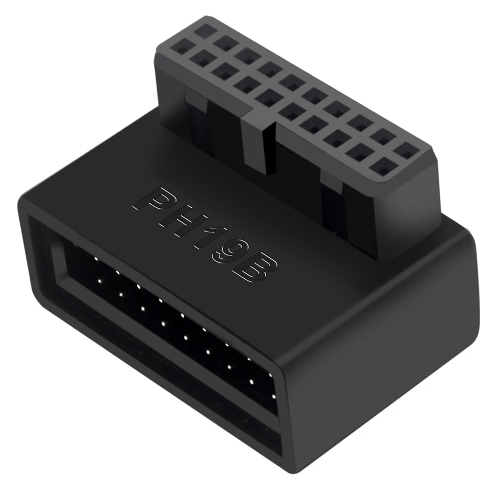 Type C USB OTG Adapter PH19B USB 3.0 Internal Header USB3.0 19/20P Socket 90 Degree Adapter Converter For Computer Motherboard