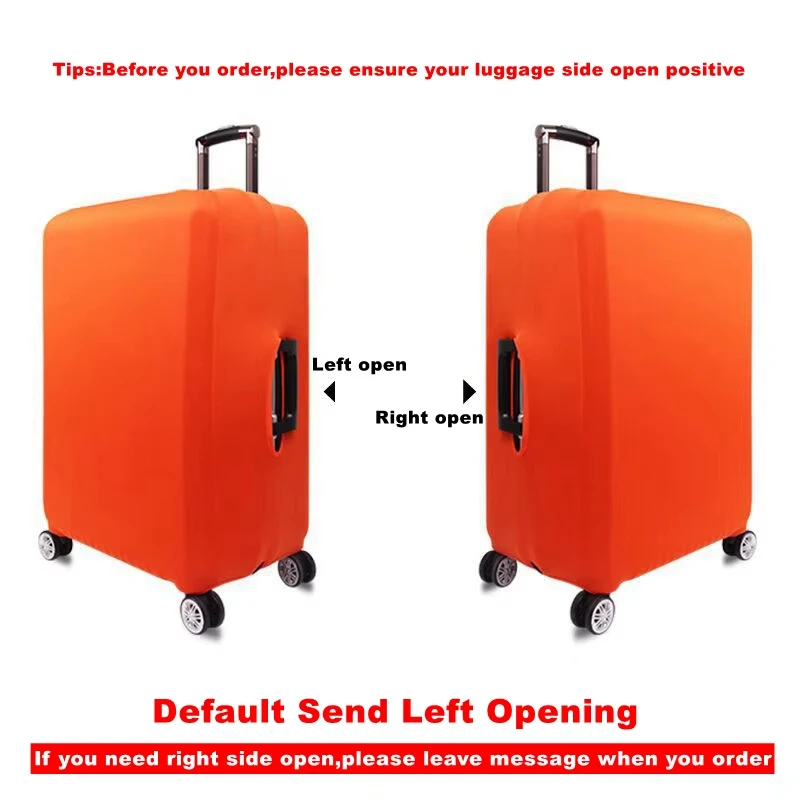 Thick Elastic Solid Luggage Protective Cover Zipper Suit For 18-32 inch Bag Suitcase Covers Trolley Cover Travel Accessories