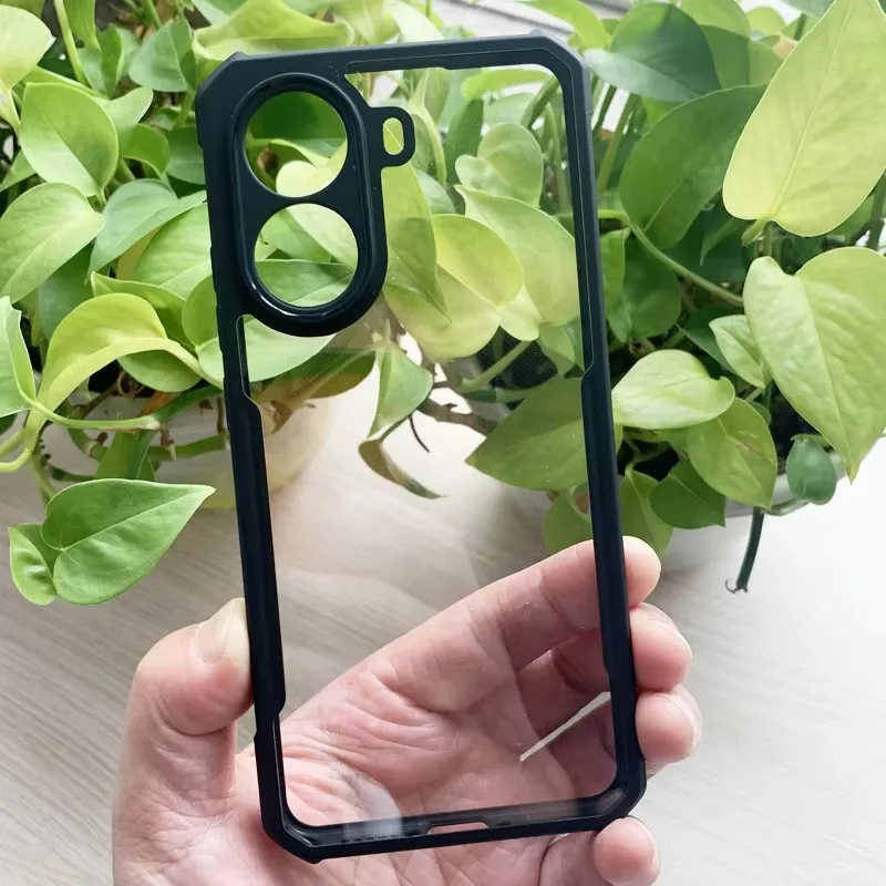 Durable Shockproof Transparent Case with Camera Protection by XUNDD