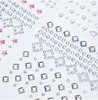 Karsyngirl 1 Sheet Eye Body Face Gems Jewels Rhinestone Stickers Self Adhesive Crystal Rainbow Makeup Diamonds Face Stick Gems 5