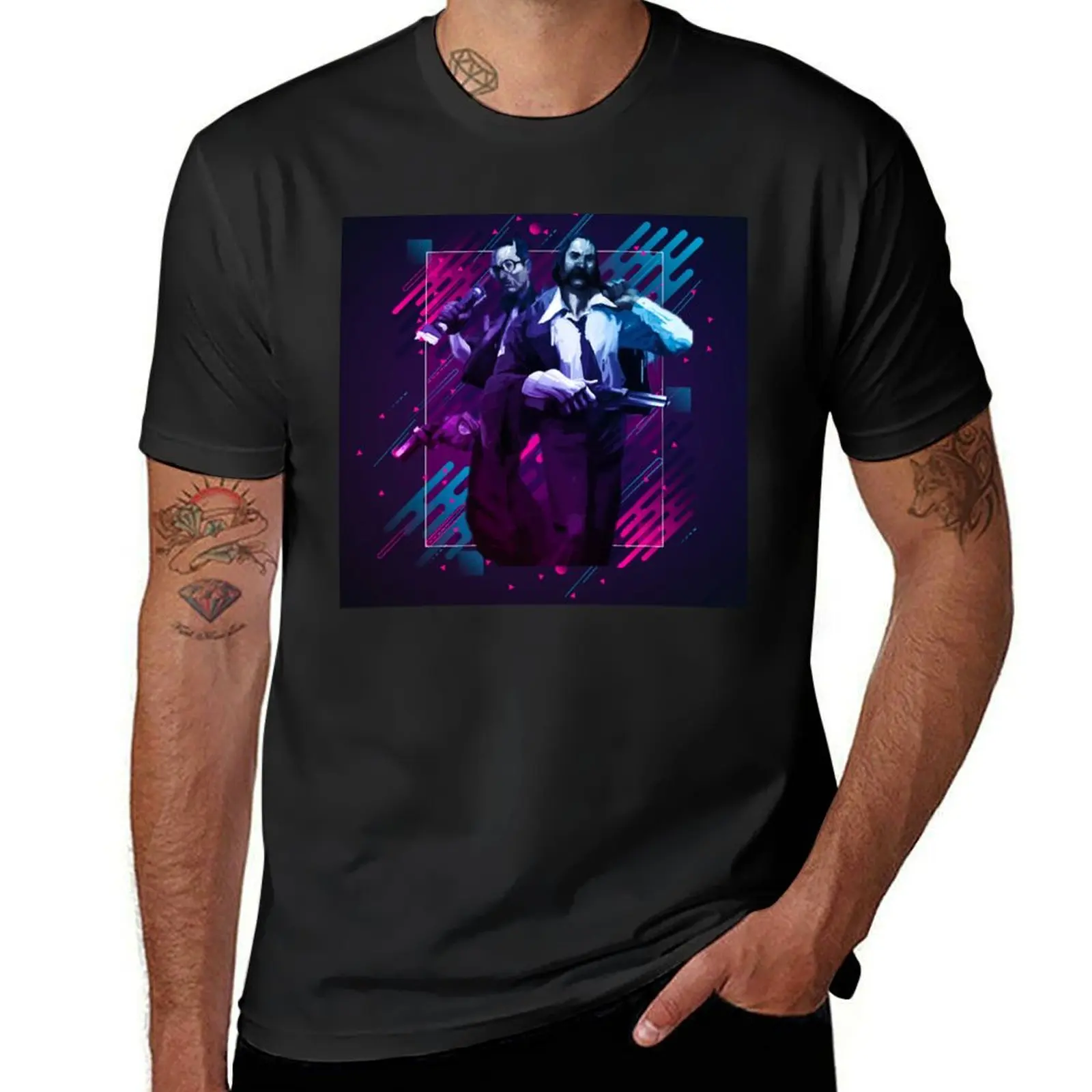 

Kim/Harry - Disco Elysium *Modern Graphic Design* T-Shirt tees sweat fruit of the loom mens t shirts
