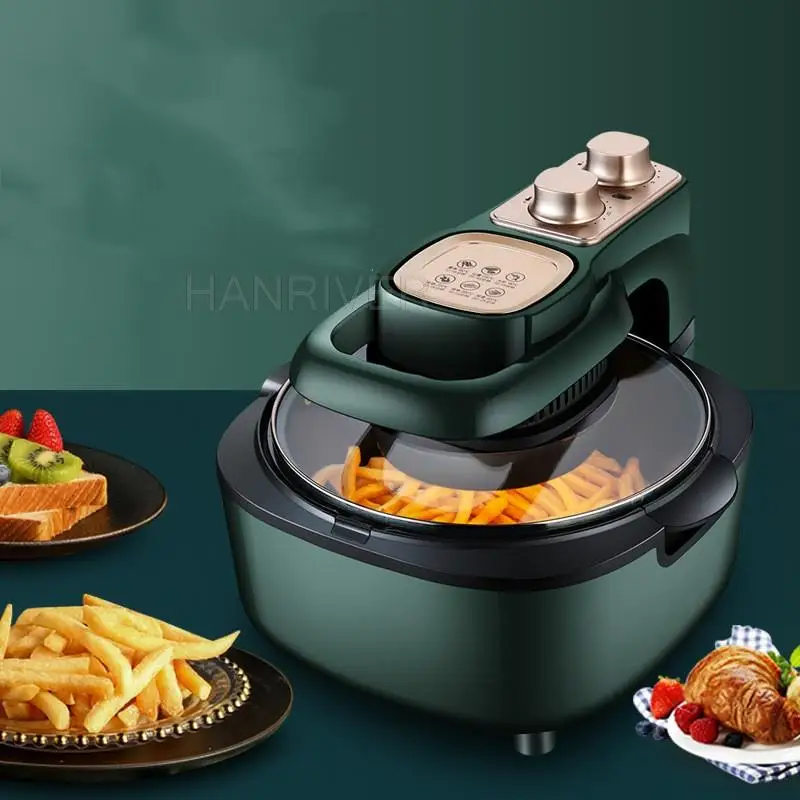 Visual Air Fryer Large Capacity Smart French Fries Machine New Multifunctional Household Electric Fryer 6L 220V