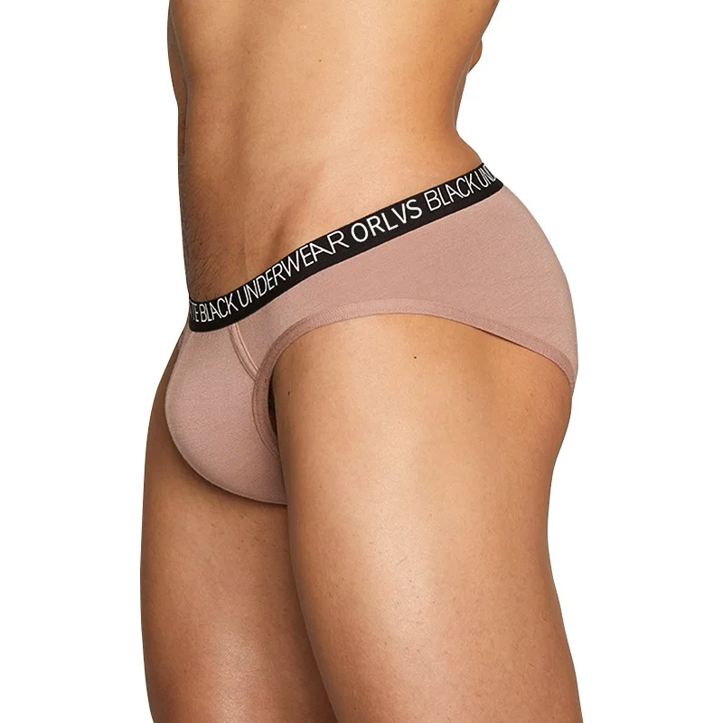 Simple, men's panties Modal breathable briefs shorts low waist, thin briefs OR6103 5