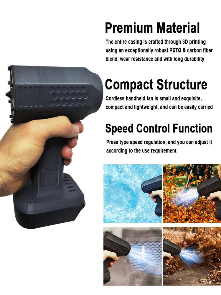 800W Velocità Del Vento 55 M/S Turbo Jet Fan Turbo Fan Ventilatore Per Condotto Industriale Motore Brushless Essiccatore Per Auto Forza Di Soffiaggio 