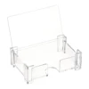 1pc transparent acrylic card collection box, storage box card box, business card box, 1