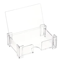 1pc transparent acrylic card collection box, storage box card box, business card box, 1