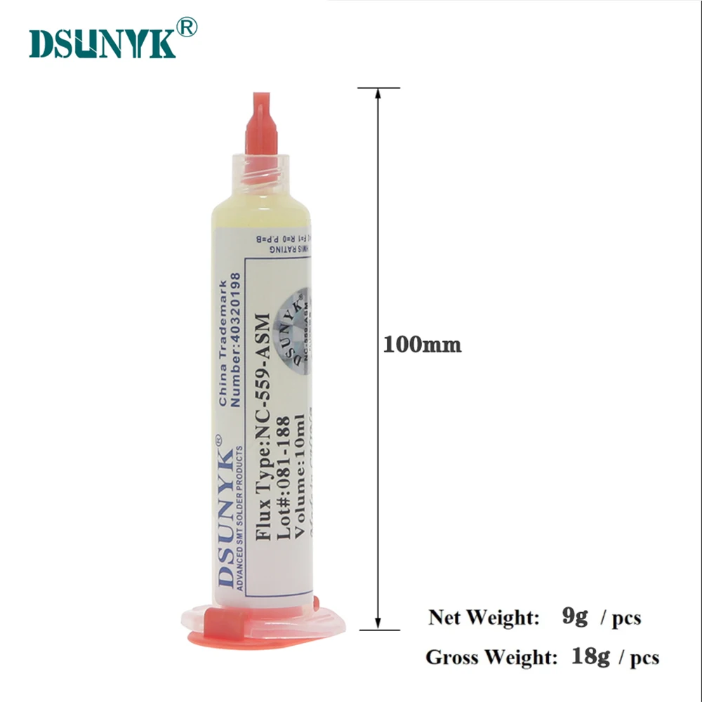 Welding Flux Amtech Nc 559 10ml Syringe for Soldering Electronics Tools &BGA SMD PCB Repair